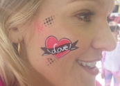 Love your sister event - Face painting Melbourne